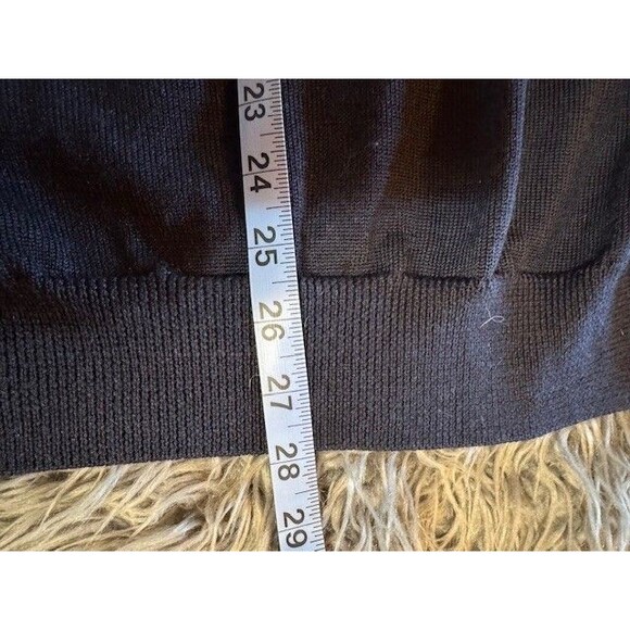 ORVIS 1/4 ZIP 100% MERINO WOOL Upton Navy Sweater Men’s Size XL Elbow Patches - Picture 13 of 13